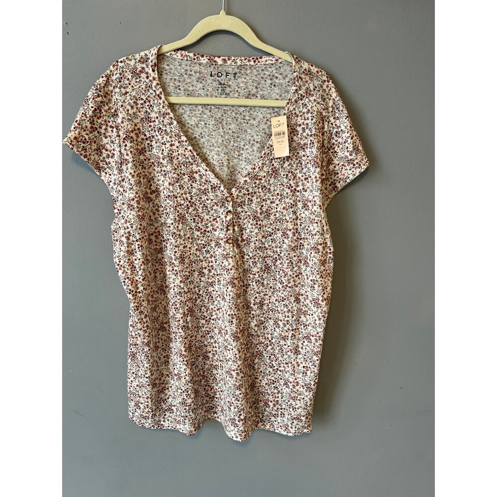 Loft Linen Plus Size Top